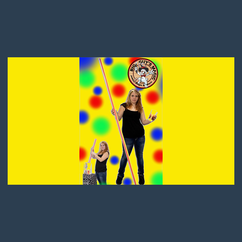 Appearing Straw - 8 Foot By Big Guys Magic