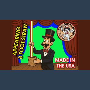 Appearing Straw - 8 Foot By Big Guys Magic