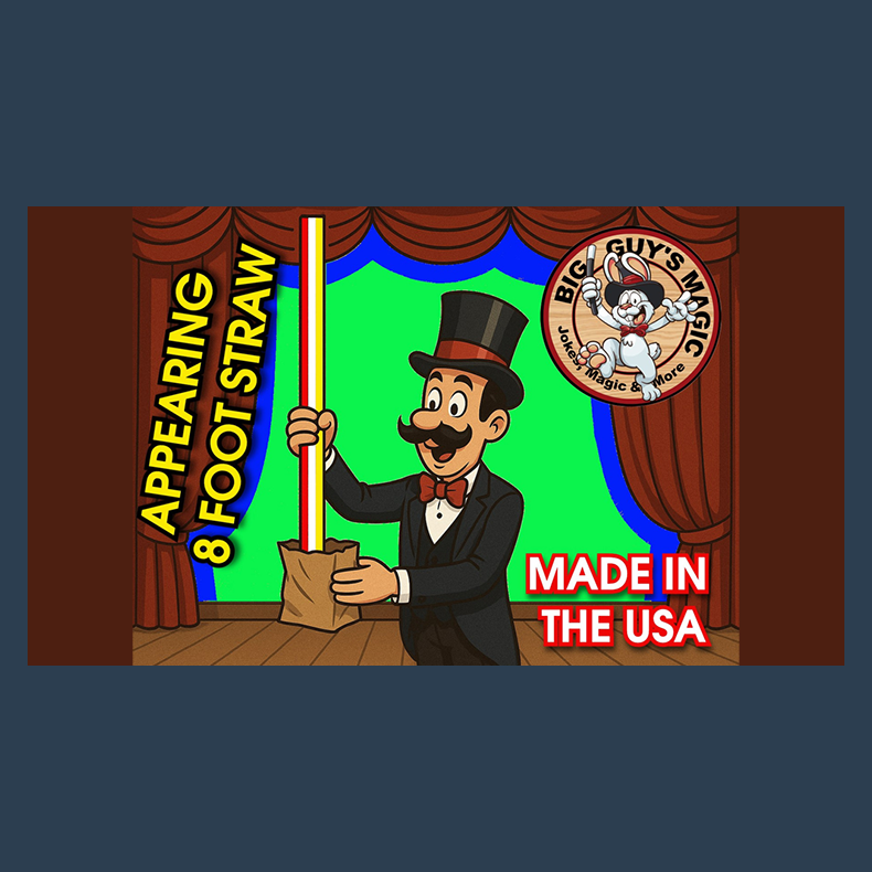 Appearing Straw - 8 Foot By Big Guys Magic