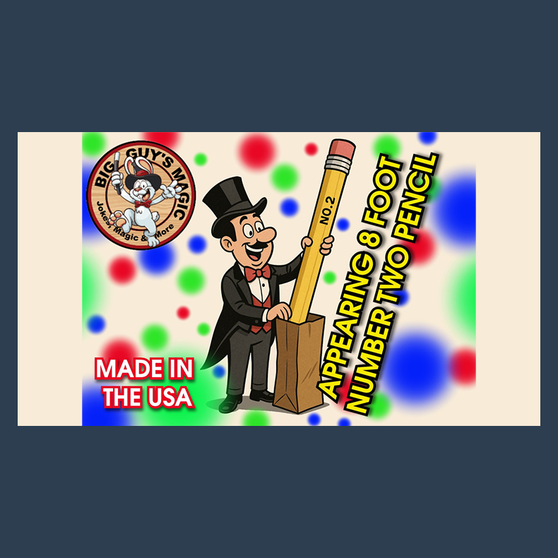 Appearing number two pencil- 8 Foot by Big Guys Magic
