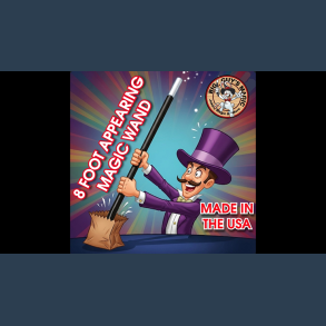 The Appearing 8-Foot Wand! By Big Guys Magic