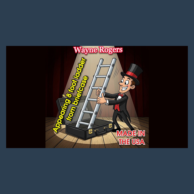 Wayne Rogers Appearing 8 Foot Ladder from Briefcase by Big Guys Magic
