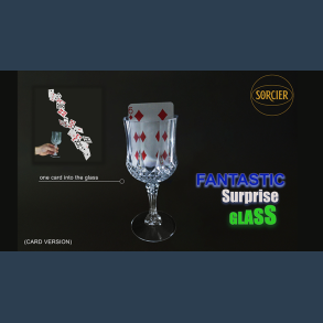 Fantastic Surprise Glass (Card Version) by Sorcier Magic