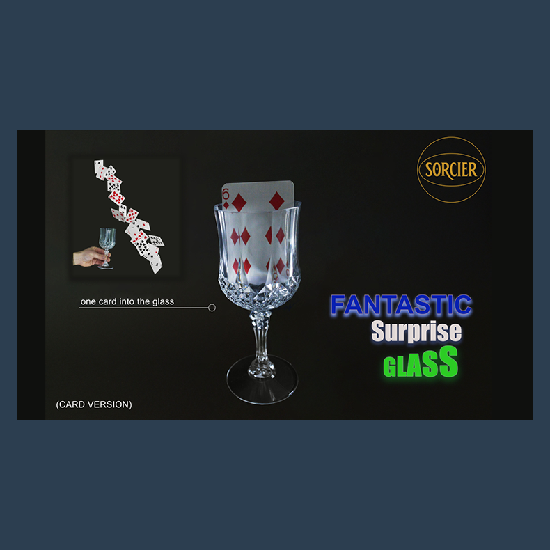 Fantastic Surprise Glass (Card Version) by Sorcier Magic