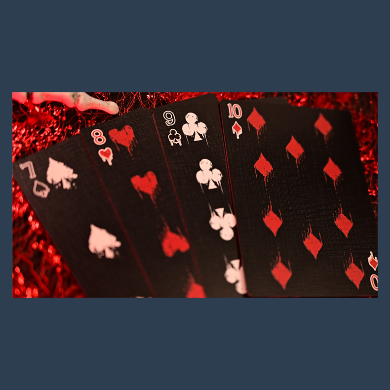 Crimson Maple Playing Cards by Evokad