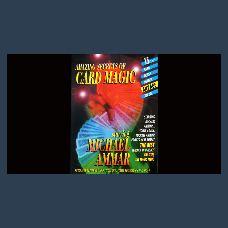 Amazing Secrets of Card Magic by Michael Ammar video DOWNLOAD