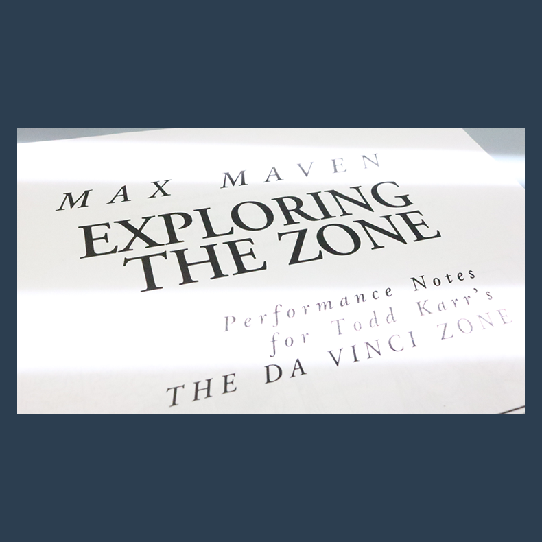 Max Maven's Exploring the Zone and The Da Vinci Zone