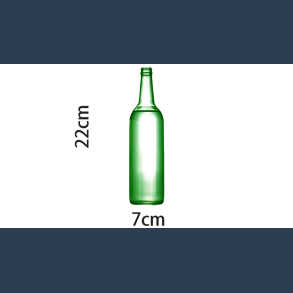 Self Exploding Green Beer Bottle (Small) by Wance