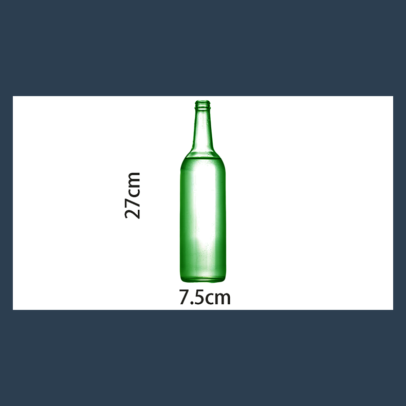 Self Exploding Green Beer Bottle (Large) by Wance