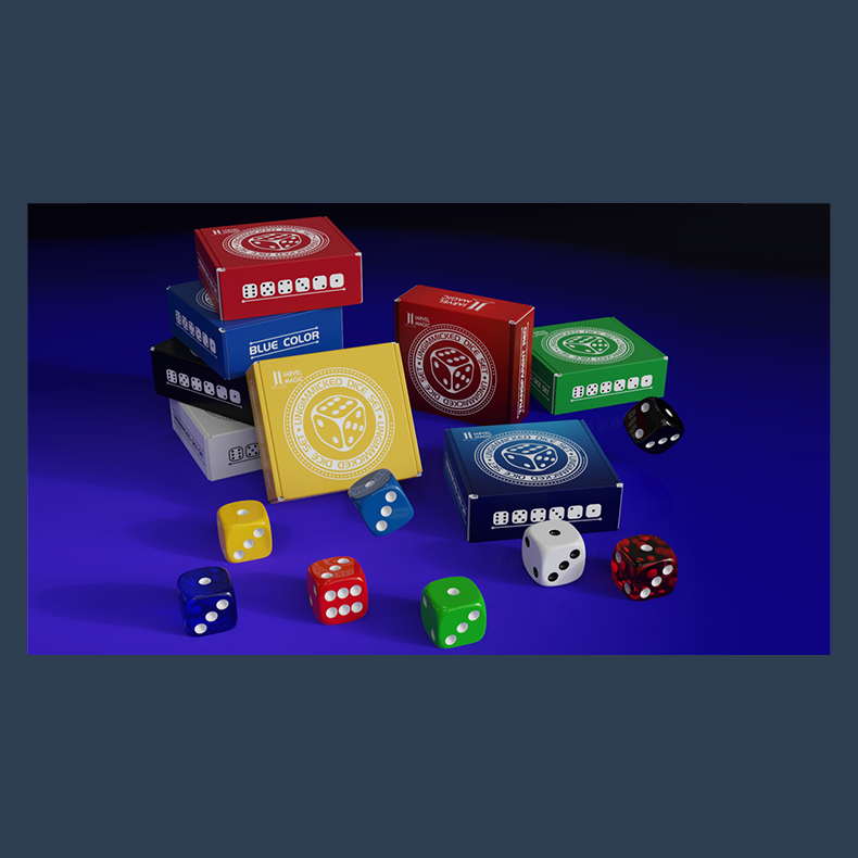 Regular Dice Set (9 Normal Dice) by IARVEL Magic 