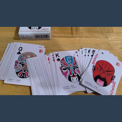 Facial Makeups in Beijing Opera Playing Cards