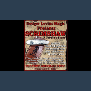 Scrimshaw Knife by Rodger Lovins