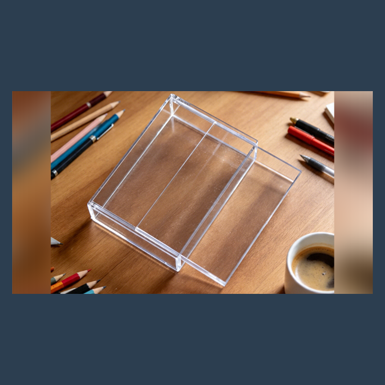 Plexiglass Card Case (1 Deck Case) by MS Magic