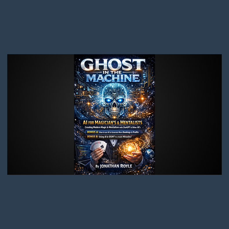 Ghost in the Machine AI for Magicians and MentalistsCreating Modern Magic &amp; Mentalism with ChatGPT &amp; Other AI's by Jonathan Royle eBook DOWNLOAD