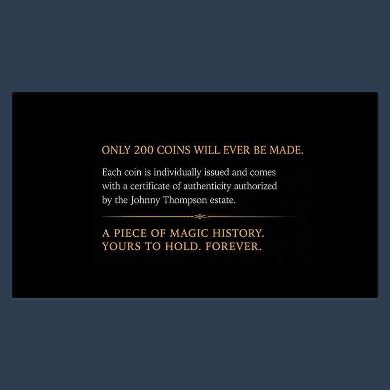 The Great Tomsoni Commemorative Coin