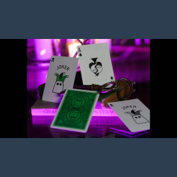 Bicycle Boo Back Playing Cards (Green)