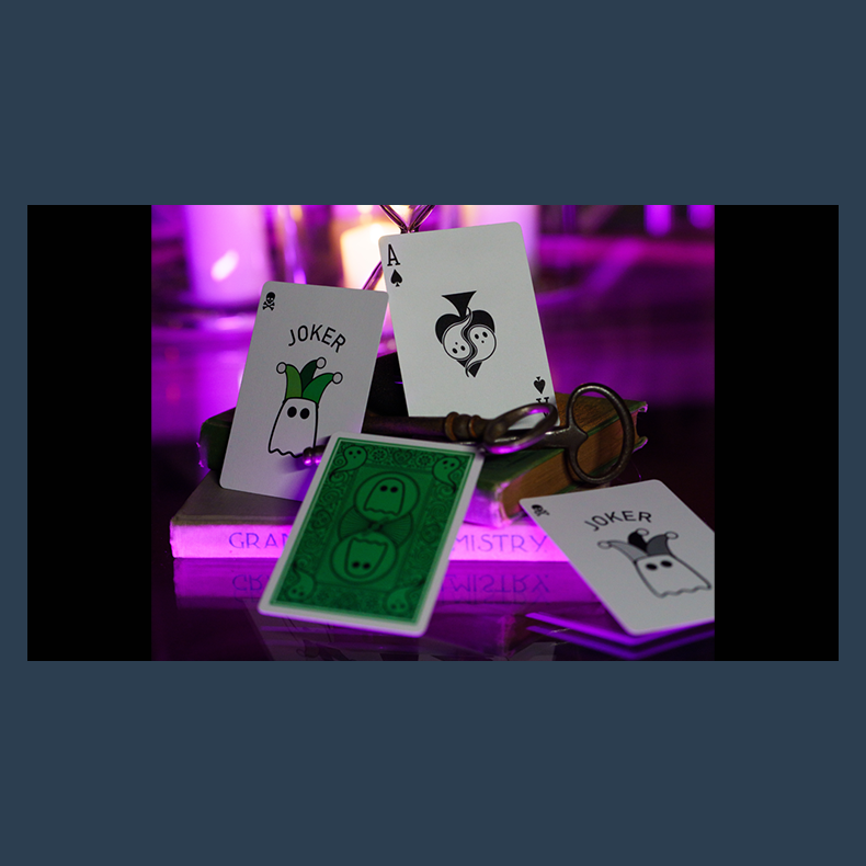 Bicycle Boo Back Playing Cards (Green)