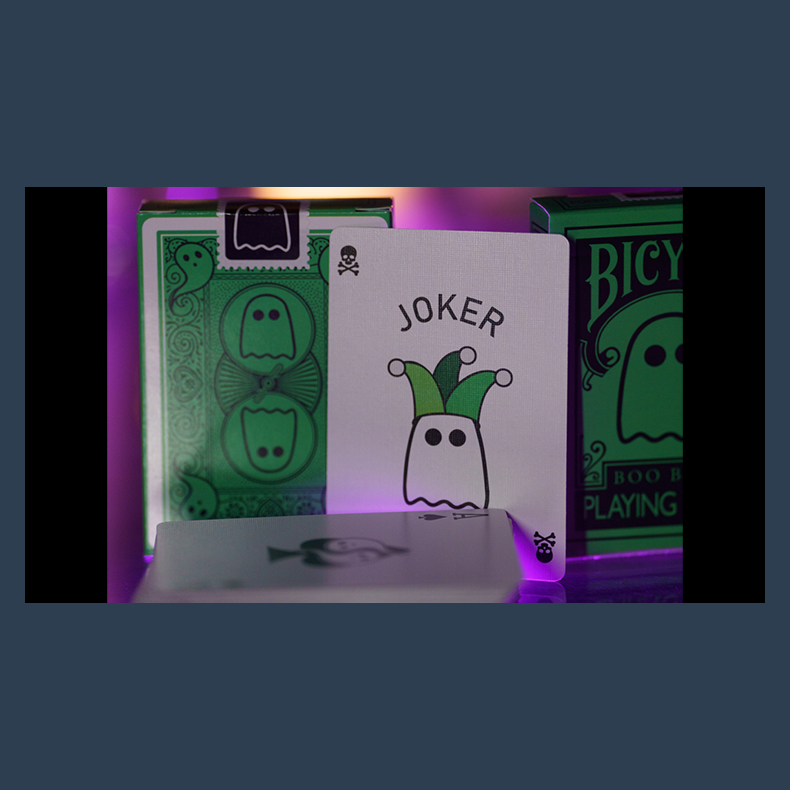 Bicycle Boo Back Playing Cards (Green)