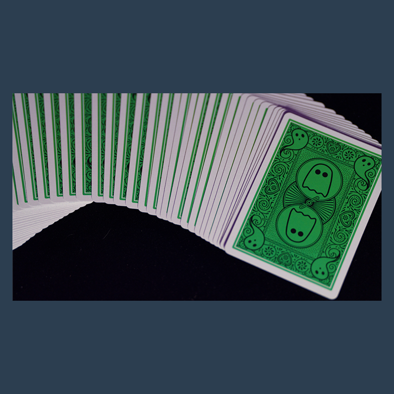 Bicycle Boo Back Playing Cards (Green)