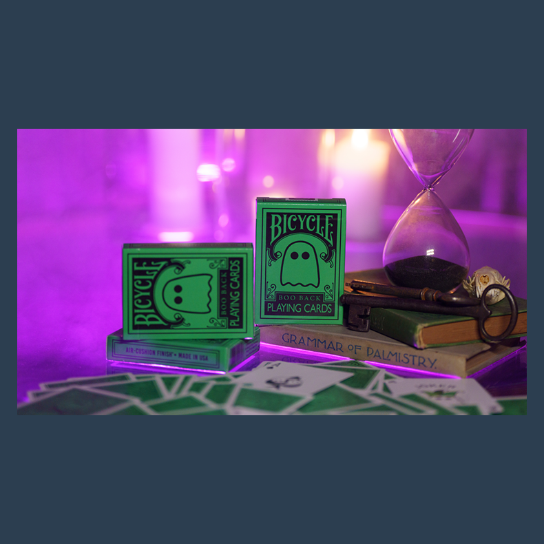 Bicycle Boo Back Playing Cards (Green)