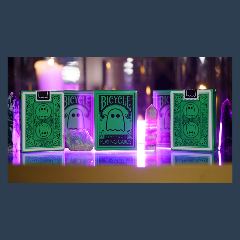 Bicycle Boo Back Playing Cards (Green)