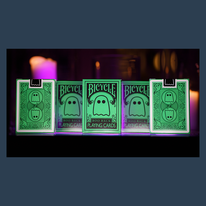 Bicycle Boo Back Playing Cards (Green)
