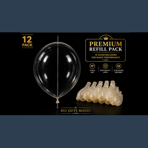 Needle Through Balloon Refill Pack (12 Count) by Big Guy's Magic