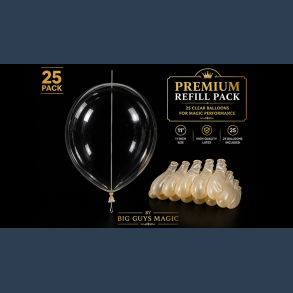 Needle Through Balloon Refill Pack (25 Count) by Big Guy's Magic
