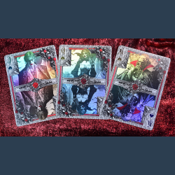 Trinity of Night - Vampire HOLO Playing Cards by Evokad