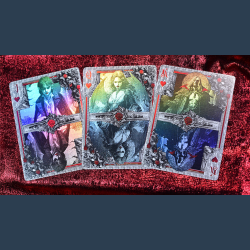 Trinity of Night - Vampire HOLO Playing Cards by Evokad