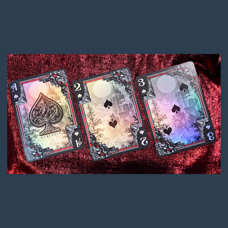 Trinity of Night - Werewolf HOLO Playing Cards by Evokad