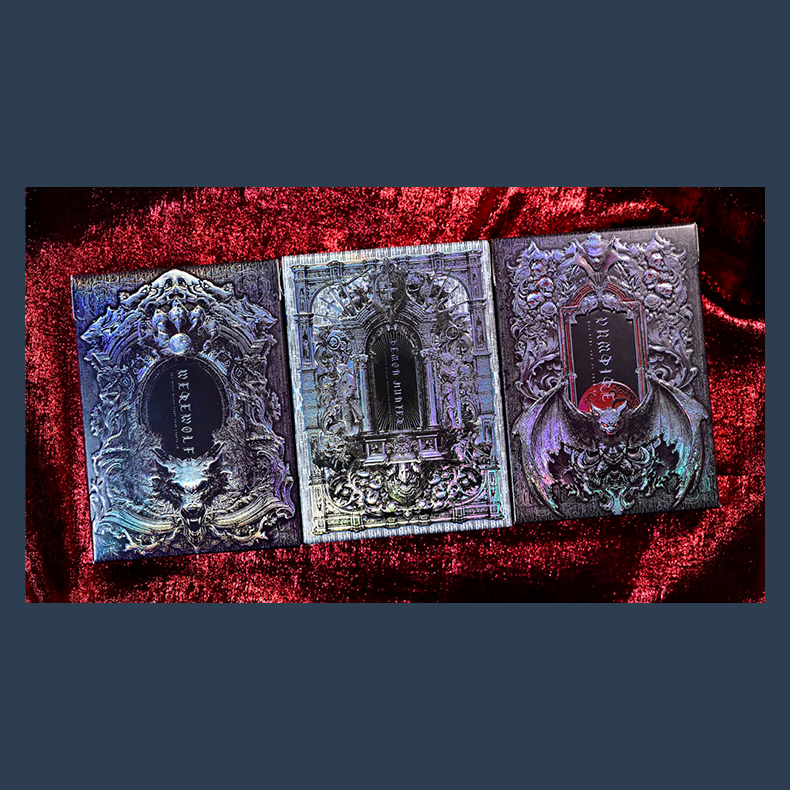 Trinity of Night - Werewolf HOLO Playing Cards by Evokad