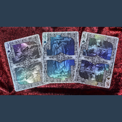 Trinity of Night - Demon Hunter HOLO Playing Cards by Evokad
