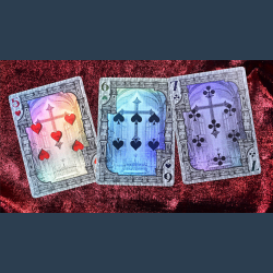 Trinity of Night - Demon Hunter HOLO Playing Cards by Evokad