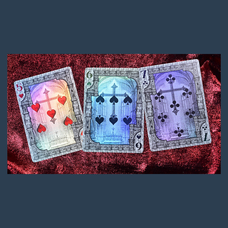 Trinity of Night - Demon Hunter HOLO Playing Cards by Evokad