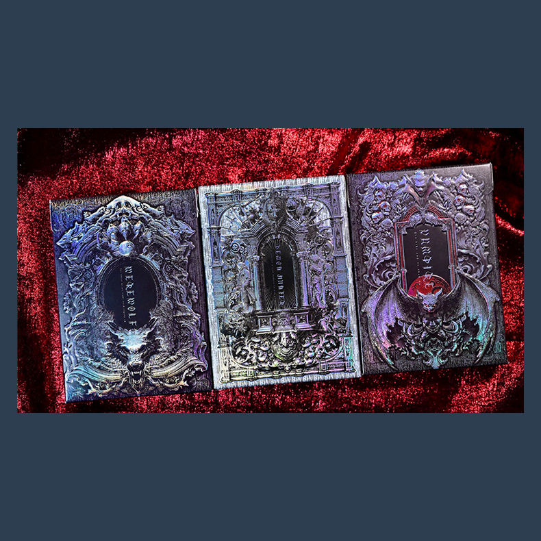 Trinity of Night - Demon Hunter HOLO Playing Cards by Evokad