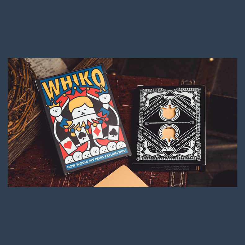 WHIKO Stage Thin Playing Cards by Bacon Magic.