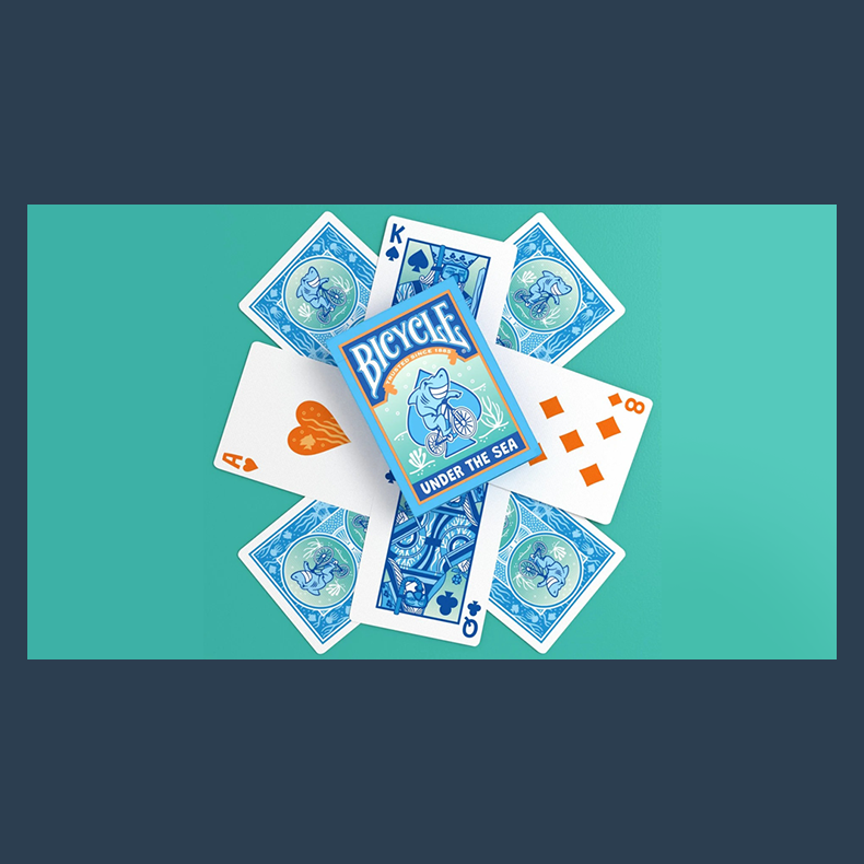 Bicycle Under the Sea Playing Cards by US Playing Card