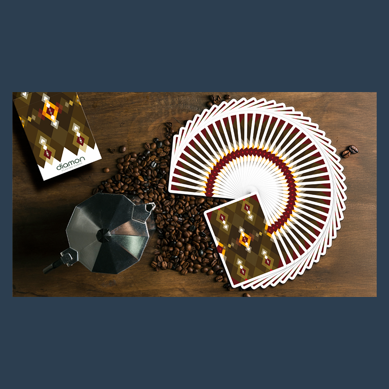 Diamon Playing Cards N&Acirc;&deg; 27 Dark Roast by Dutch Card House Company