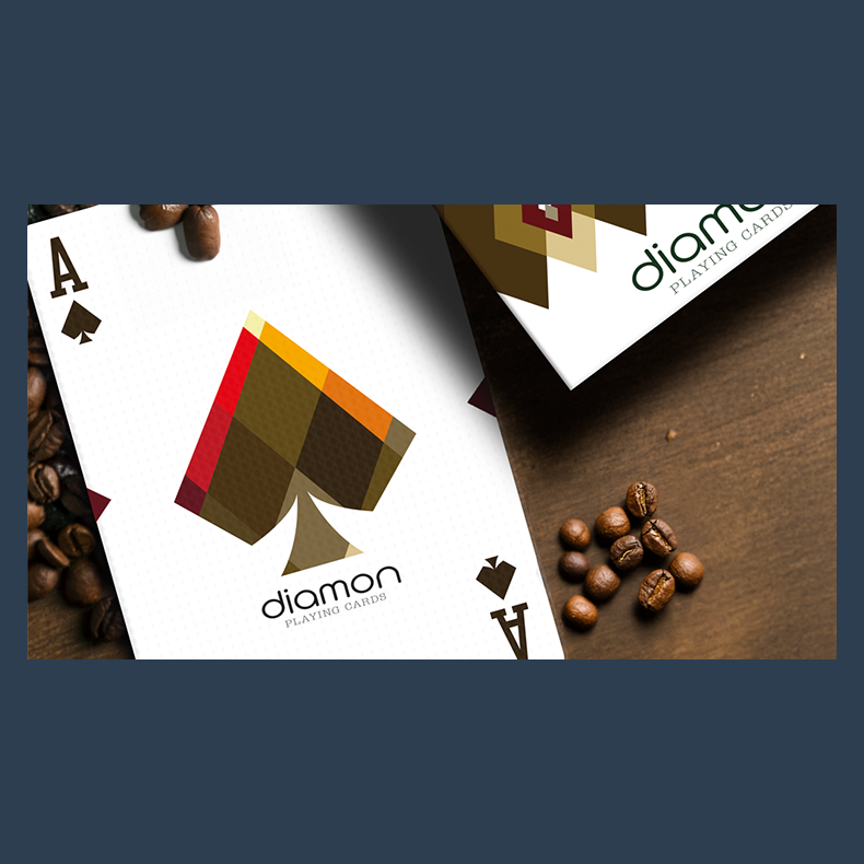 Diamon Playing Cards N&Acirc;&deg; 27 Dark Roast by Dutch Card House Company