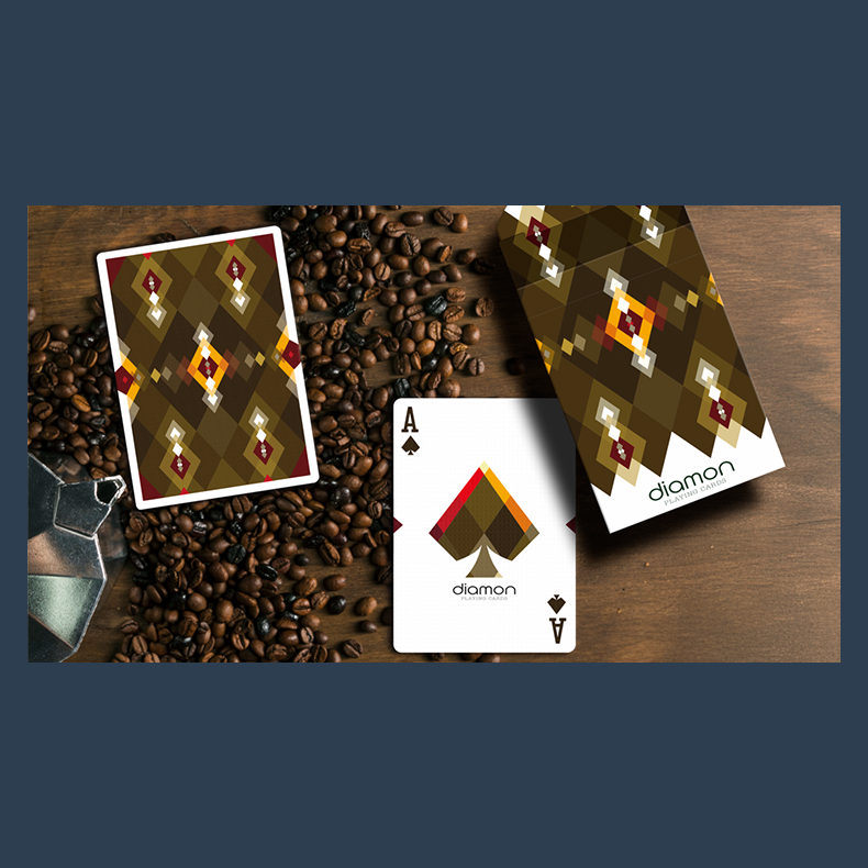 Diamon Playing Cards N&Acirc;&deg; 27 Dark Roast by Dutch Card House Company