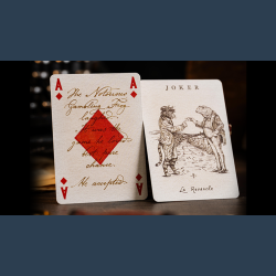Le Voyage Du Chat Rouge Playing Cards by Stockholm17