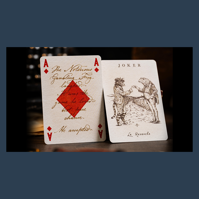 Le Voyage Du Chat Rouge Playing Cards by Stockholm17