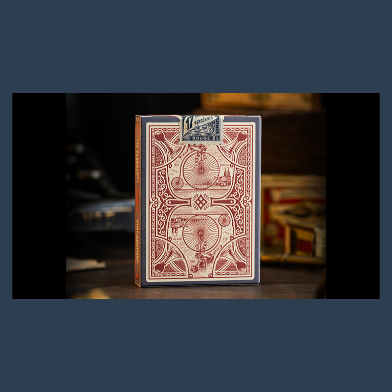 Le Voyage Du Chat Rouge Playing Cards by Stockholm17