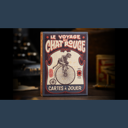 Le Voyage Du Chat Rouge Playing Cards by Stockholm17