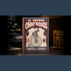 Le Voyage Du Chat Rouge Playing Cards by Stockholm17