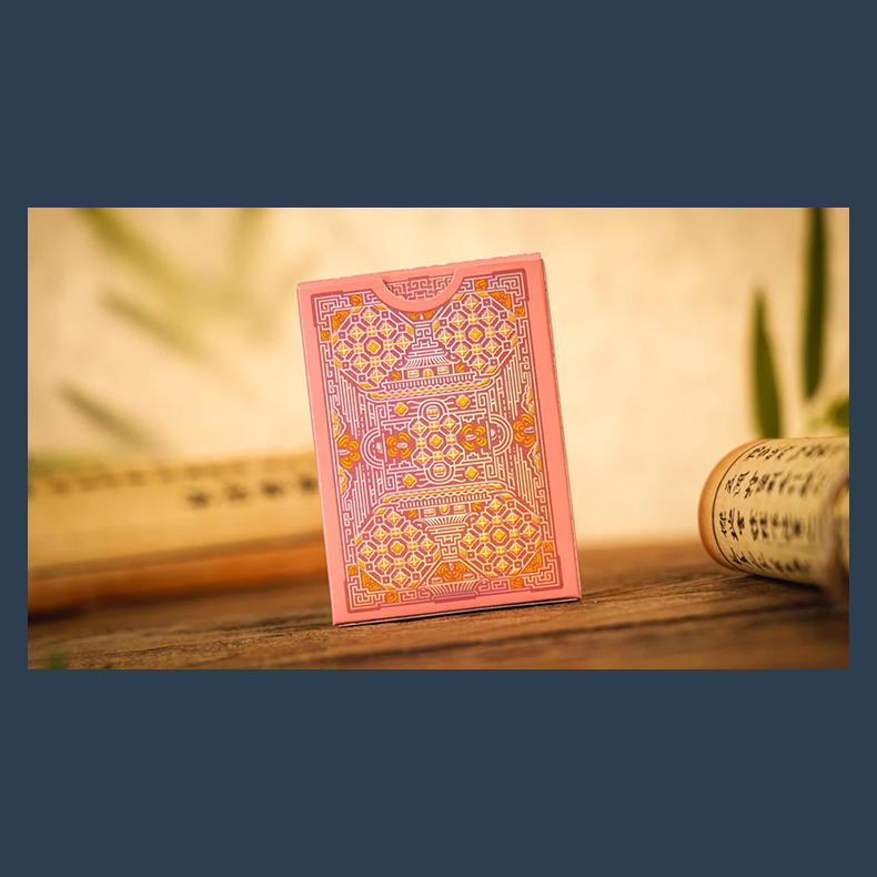 Ancient Relics Gem Playing Card by 52 Muse (Pink)