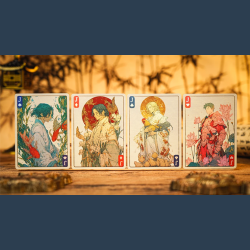 Ancient Relics Gem Playing Card by 52 Muse (Pink)
