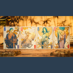 Ancient Relics Gem Playing Card by 52 Muse (Pink)