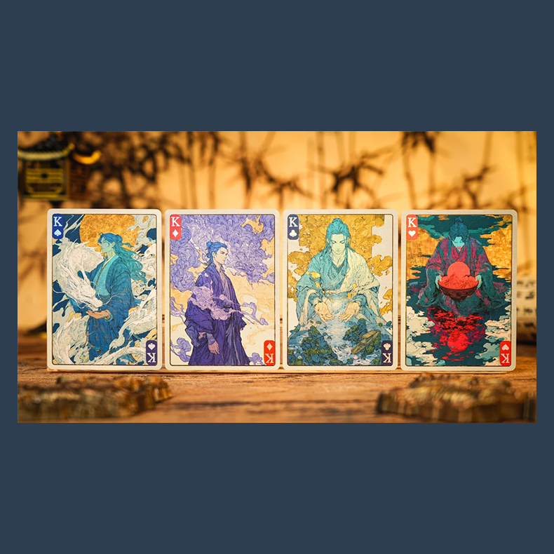 Ancient Relics Gem Playing Card by 52 Muse (Pink)